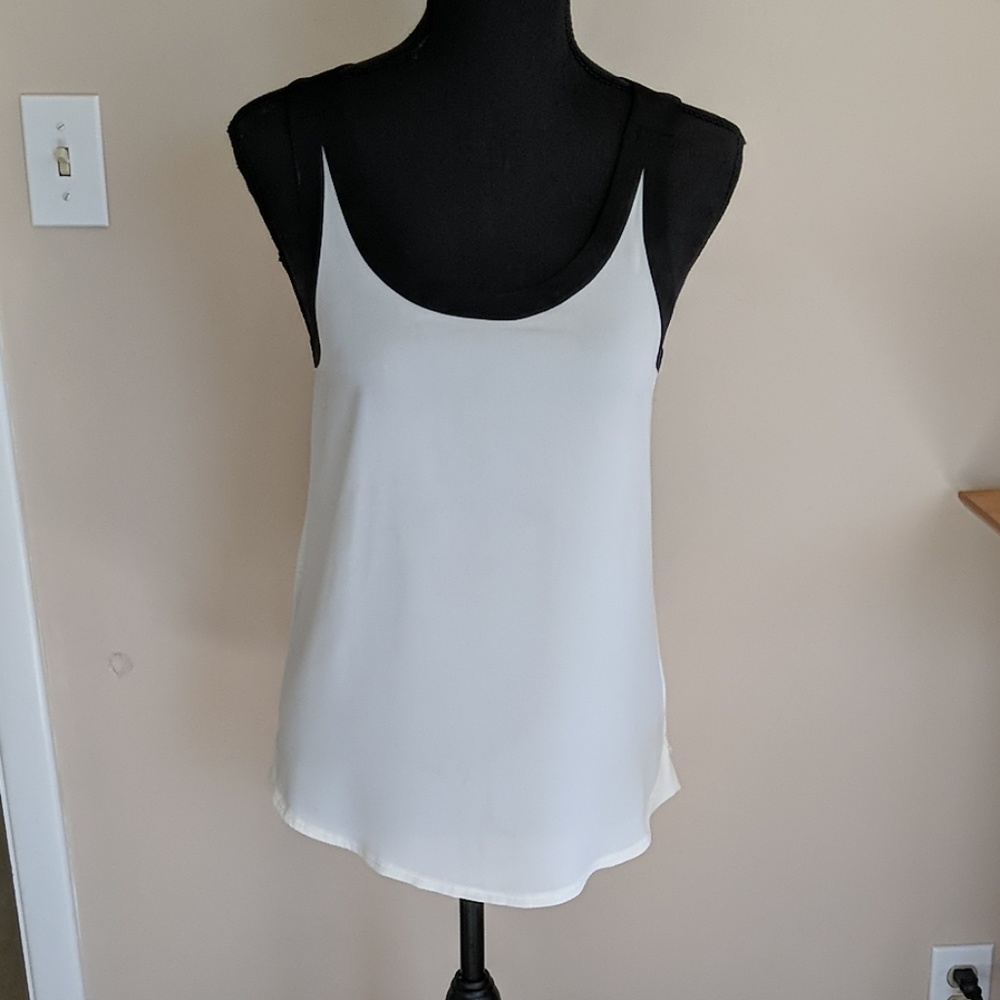 NWOT Express Color Block Zip Racerback Tank - Picture 3 of 8